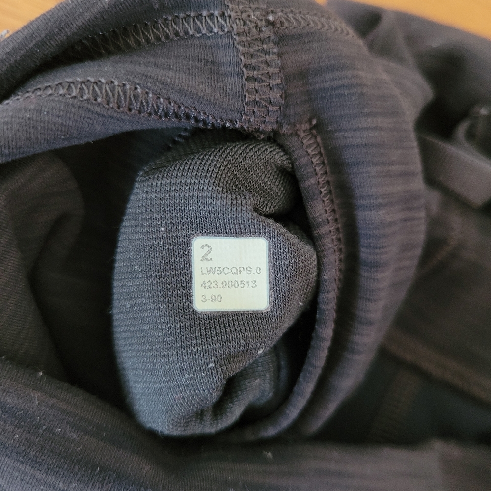 Lululemon Wunder Train High-Rise Size 2‎ Tight 25" Heathered Graphite Grey Lycra - Picture 9 of 11